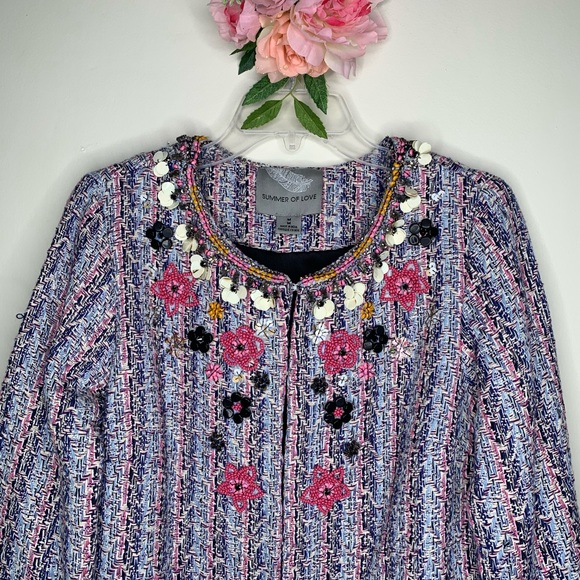 Hand Embroidered Blazer - Picture 2 of 6